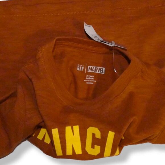 GAP babyGAP Marvel Invincible Iron Man Cotton Short Sleeve Tee 2T - Picture 3 of 7